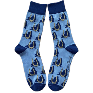 New York Shapes and Horse Shoes Men's Socks