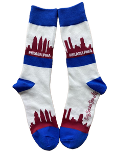 Philadelphia Skyline Mens Socks