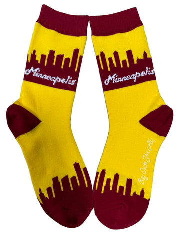 Minneapolis Skyline Womens Socks