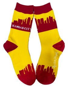 Kansas City Skyline Womens Socks