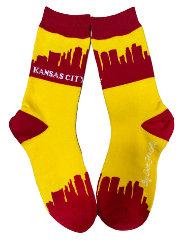 Kansas City Skyline Womens Socks