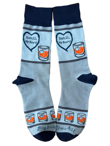 Distill My Heart Mens Socks