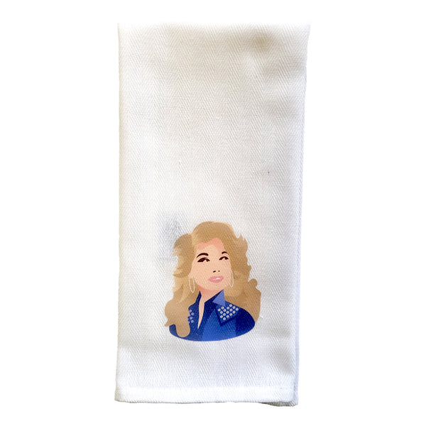 Dolly Parton Tea Towel