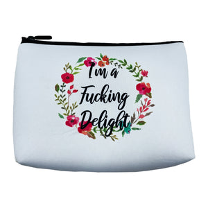 I'm a Delight Cosmetic Bag
