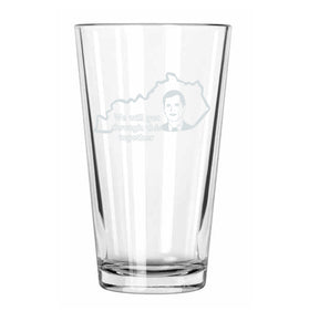 Andy Beshear We Will Get Through This Together Pint Glass