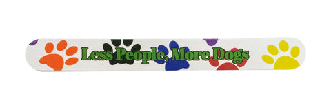 Less People More Dogs Nail File