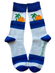 Florida Orange Sunset Men's Socks