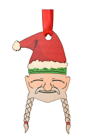 Christmas Willie Printed Wooden Ornament