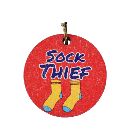 Sock Thief Dog Tag